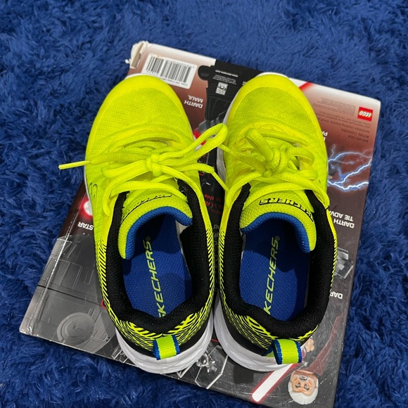 Skechers Kids' Lime Green Sneakers - Picture 4 of 11